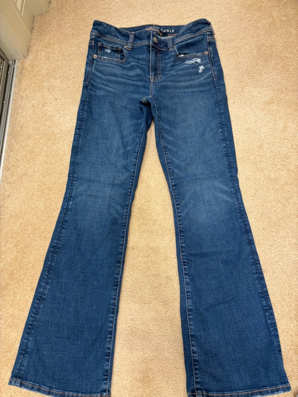 American Eagle Outfitters Dark Blue Flare Jeans